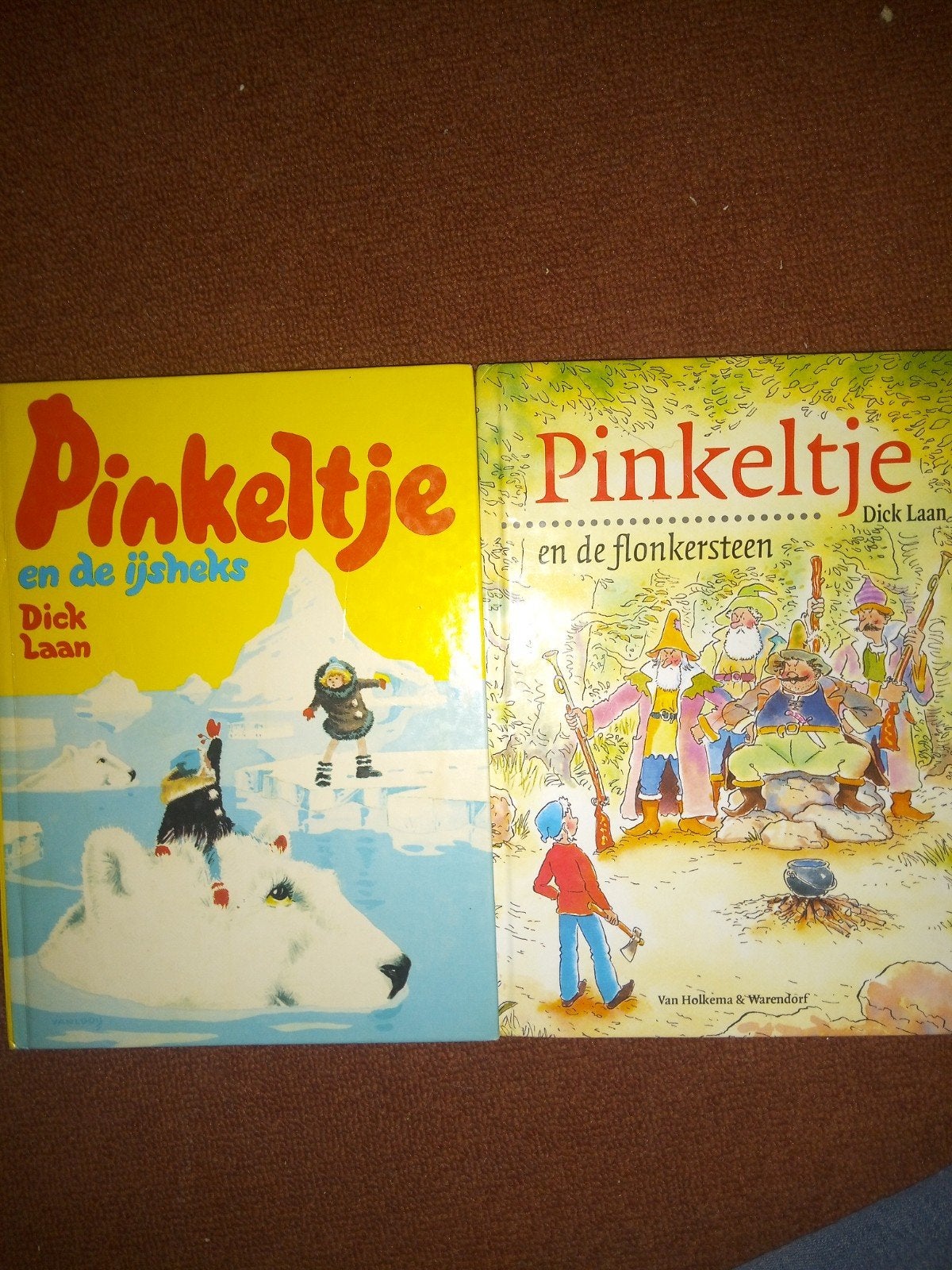Pinkeltje boeken: 'en de ijsheks' en 'en de flonkersteen', Verzenden, Gelezen, Dick Laan, Fictie algemeen