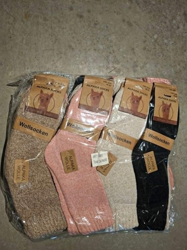 Alpaca sokken diversen modellen en maten afname 48 paar., Sokken en Kniesokken, Overige kleuren, Nieuw, Overige maten