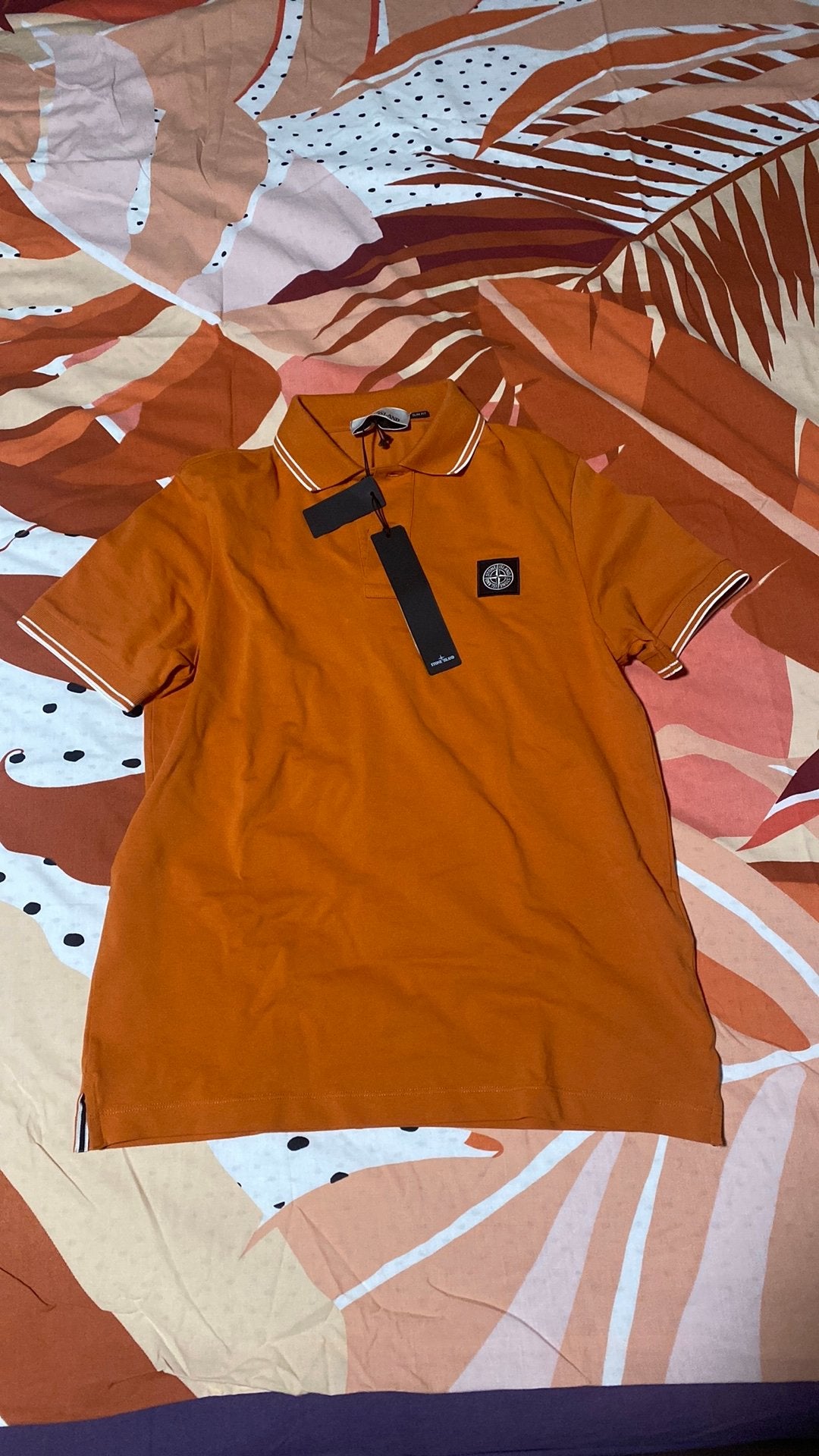 Stone island shirt, Ophalen of Verzenden, Nieuw, Maat 46 (S) of kleiner, Oranje