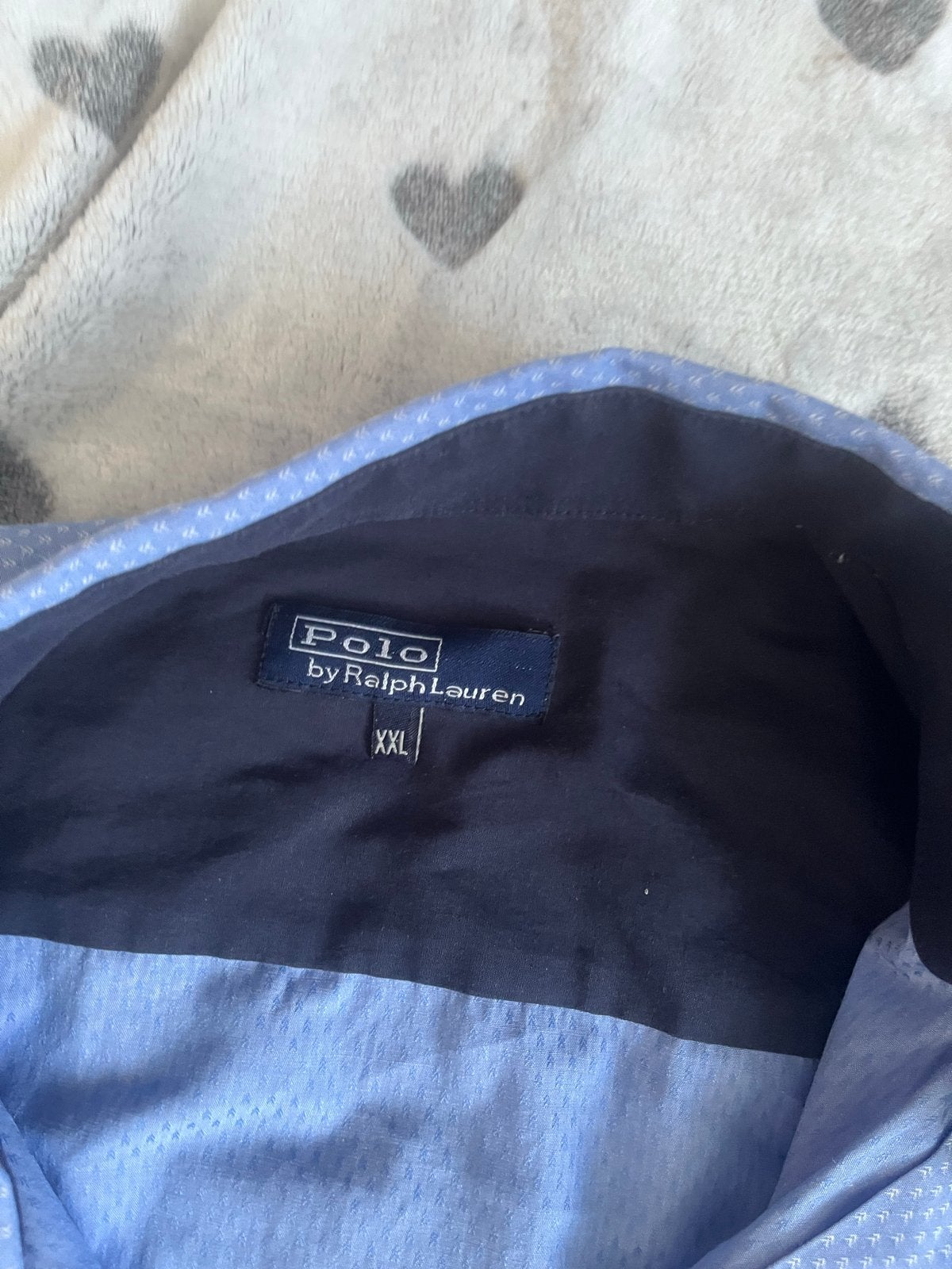 Polo Ralph Lauren overhemd XXL, Ophalen of Verzenden, Zo goed als nieuw, Blauw, Overige halswijdtes