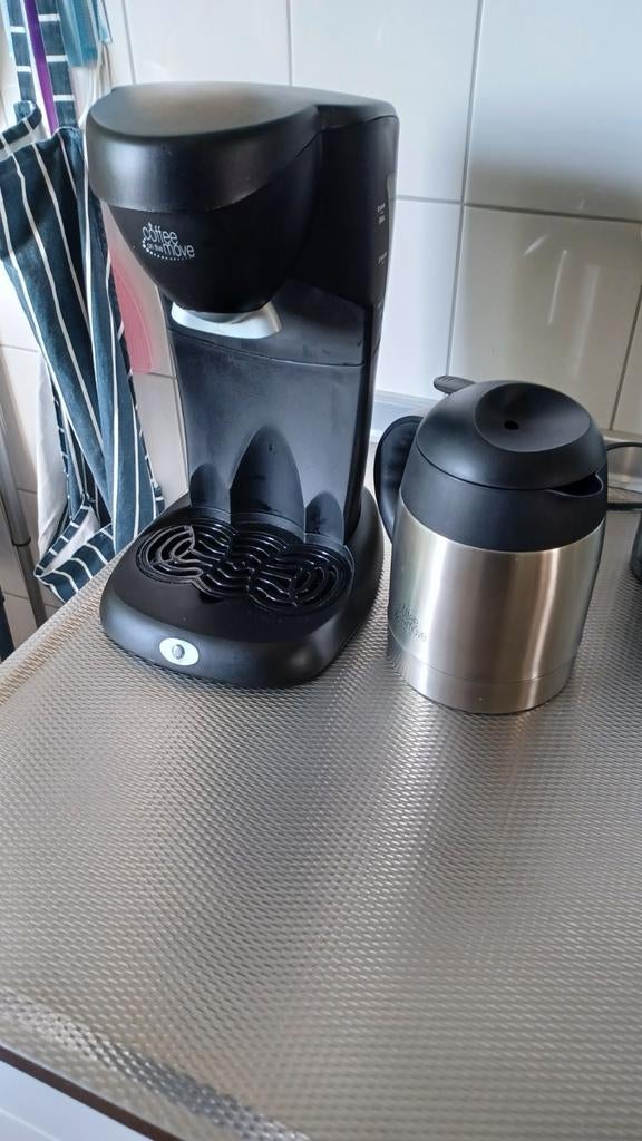 Koffiezetapparaat met filter en thermoskan - Prima staat, Witgoed en Apparatuur, Ophalen of Verzenden, Zo goed als nieuw, Koffiemachine