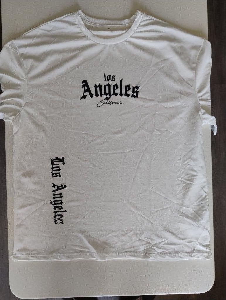 Oversized Los Angeles t-shirt, nieuw, Ophalen of Verzenden, Nieuw, Maat 56/58 (XL), Wit