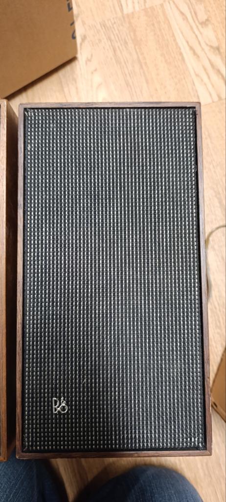 Vintage Bang & Olufsen Beovox 500 Speakers (Set van 2), Gebruikt, Minder dan 60 watt, Front, Rear of Stereo speakers, Ophalen