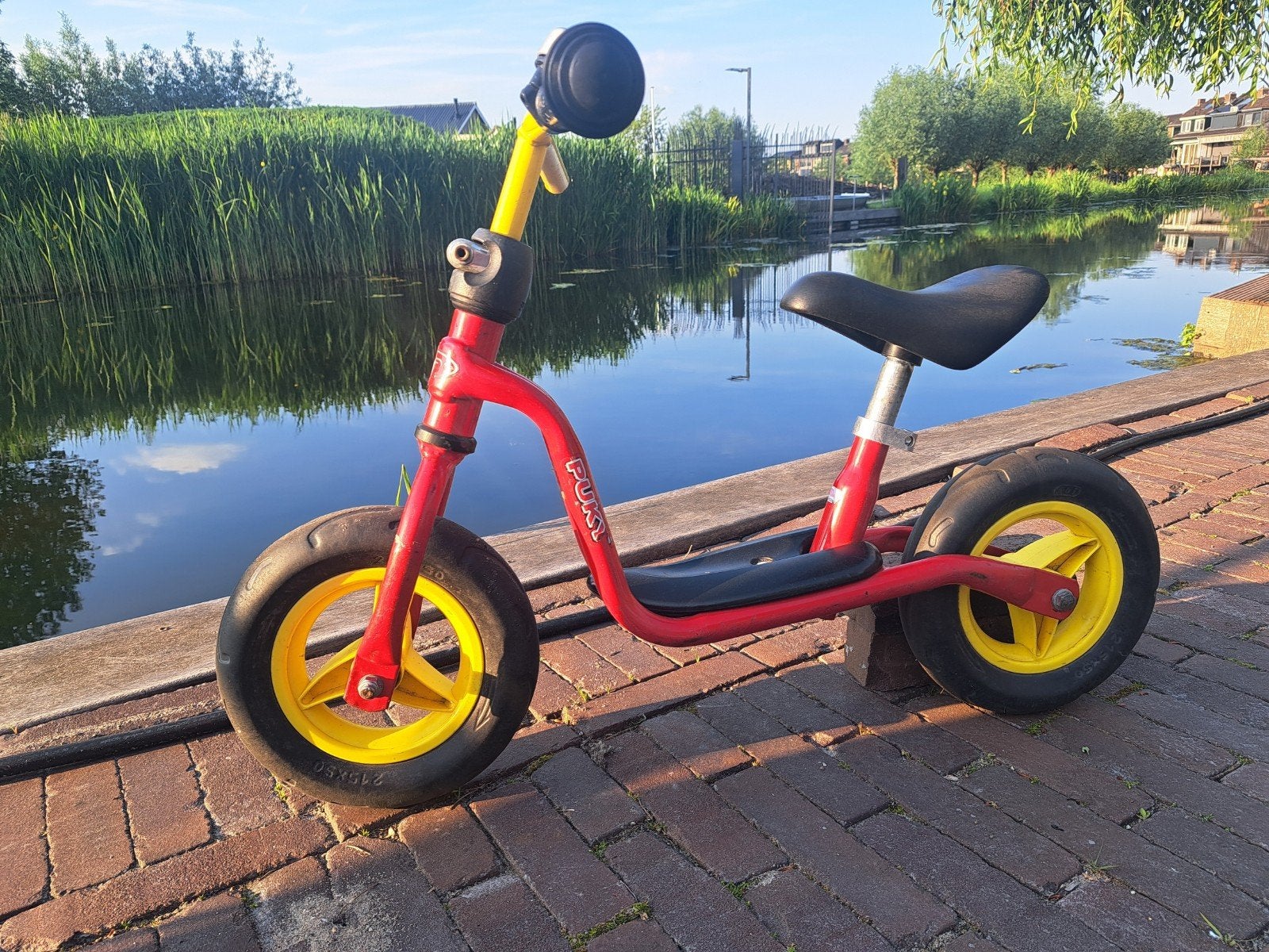 Puky loopfiets rood - perfect voor jonge avonturiers, Ophalen, Gebruikt, Loopfiets