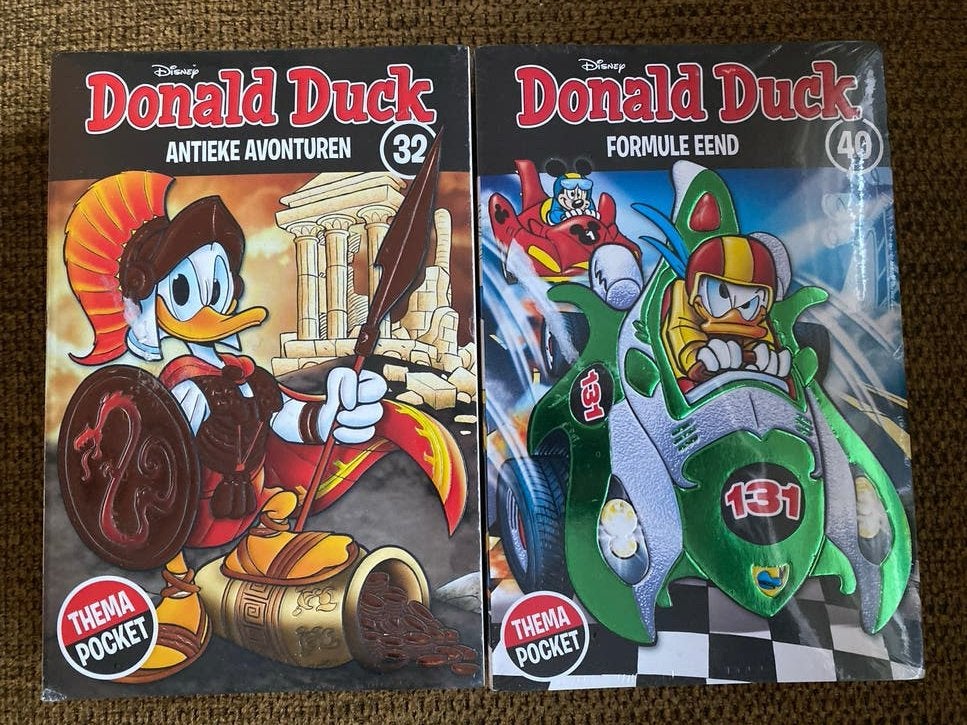 Donald Duck Themapocket: Antieke Avonturen & Formule Eend, Boeken, Stripboeken, Meerdere stripboeken, Ophalen of Verzenden, Nieuw