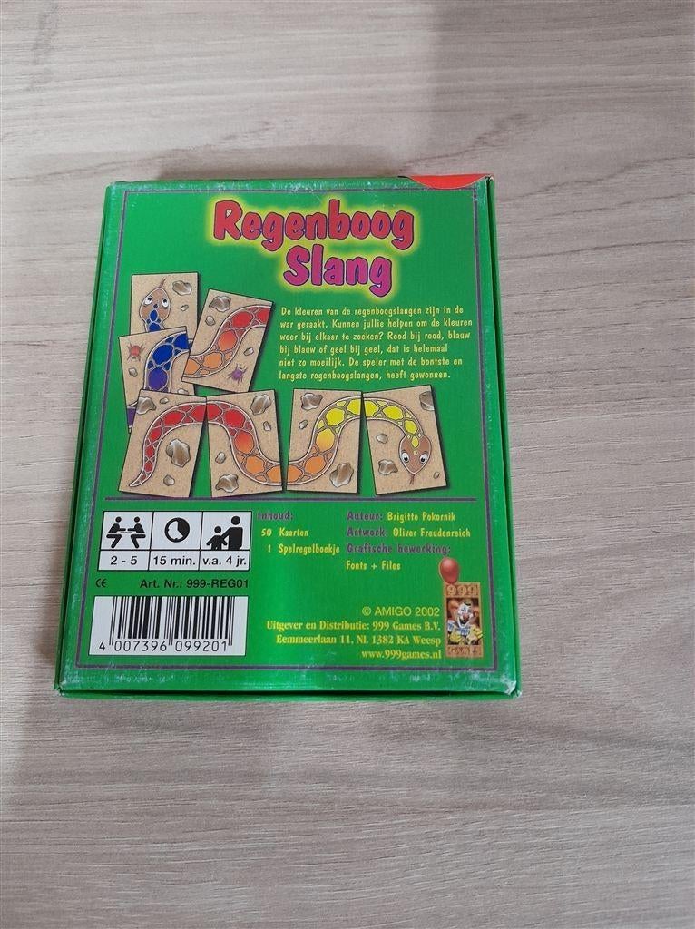 regenboogslang - 999 games - s4110, Ophalen of Verzenden, Zo goed als nieuw