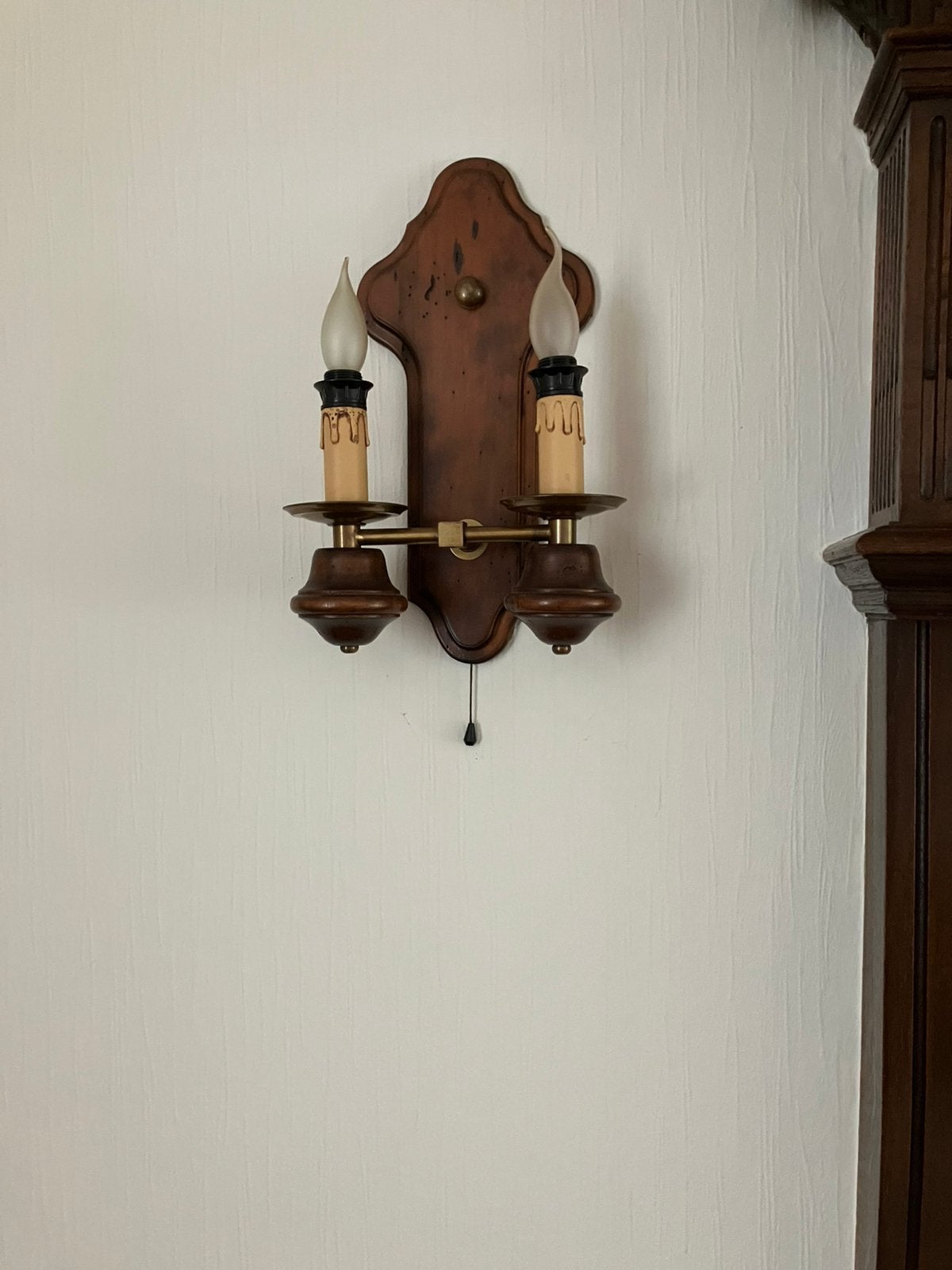 Wandlampjes, Huis en Inrichting, Ophalen, Gebruikt, Bruin, E14 (klein)