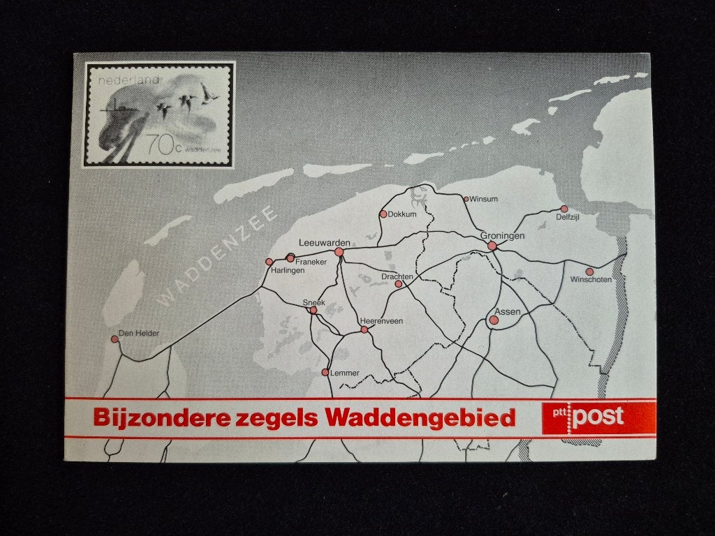 Bijzondere zegels Waddengebied, Ophalen of Verzenden, Na 1940, Gestempeld