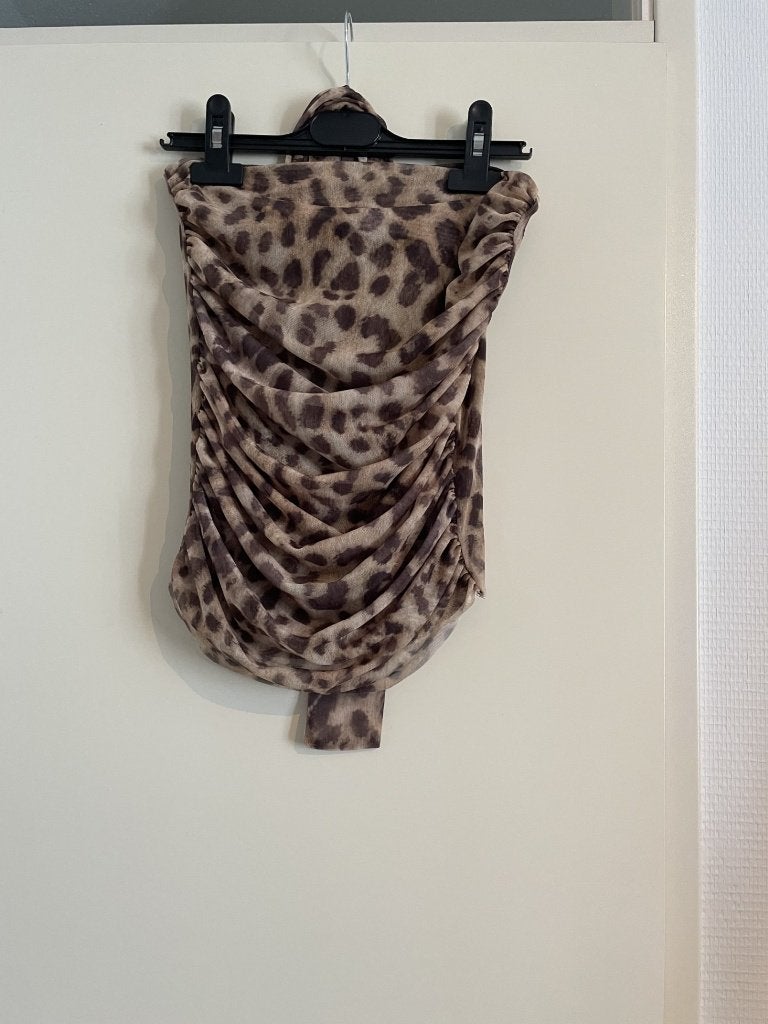 Top panterprint Zara, Bruin, Zara, Nieuw, Ophalen of Verzenden