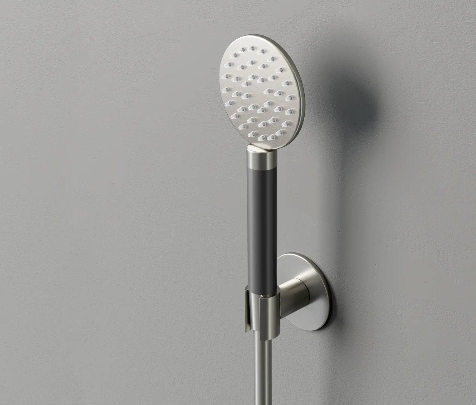 Hotbath M444GN Handdouche met wandsteun en doucheslang, Ophalen, Nieuw, Rvs, Douche