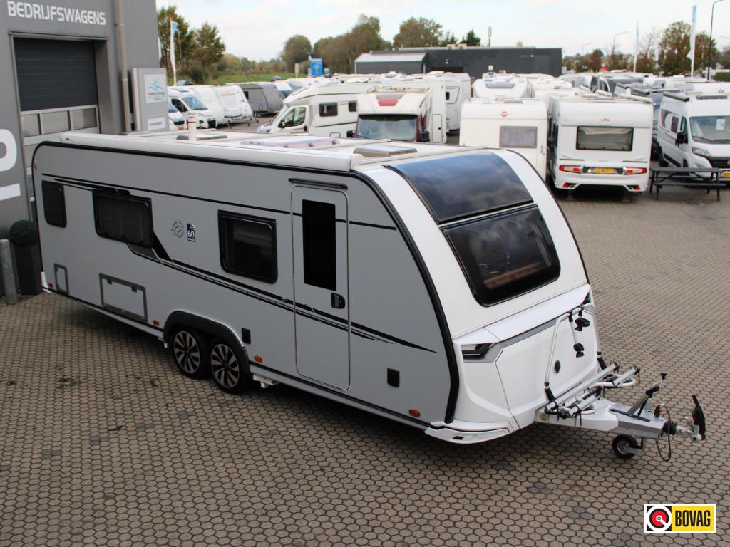 Knaus Sudwind 60 Years 650 PEB Mover Voortent Airco Voortent, Caravans en Kamperen, Caravans, Schokbreker, Rondzit, Bedrijf, Tot en met 3