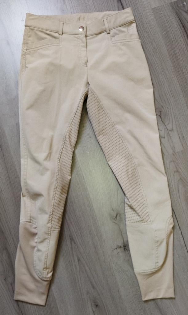 Equitheme Rijbroek Beige Maat S, Dieren en Toebehoren, Paardrijkleding, Dressuur, Zo goed als nieuw, Dames, Onderkleding