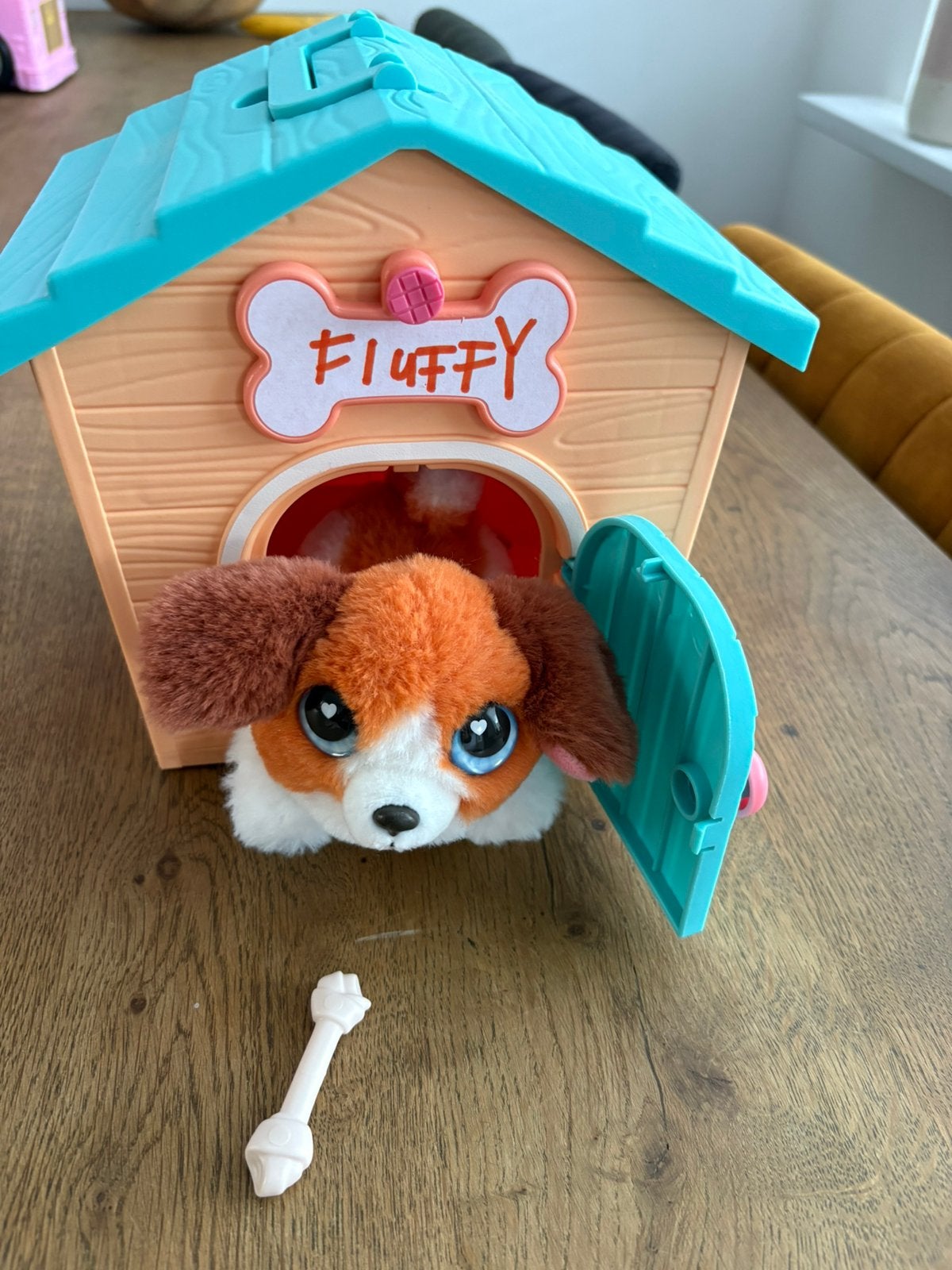 My Puppy’s Home – schattige puppy met hondenhok en bot, Ophalen, Zo goed als nieuw