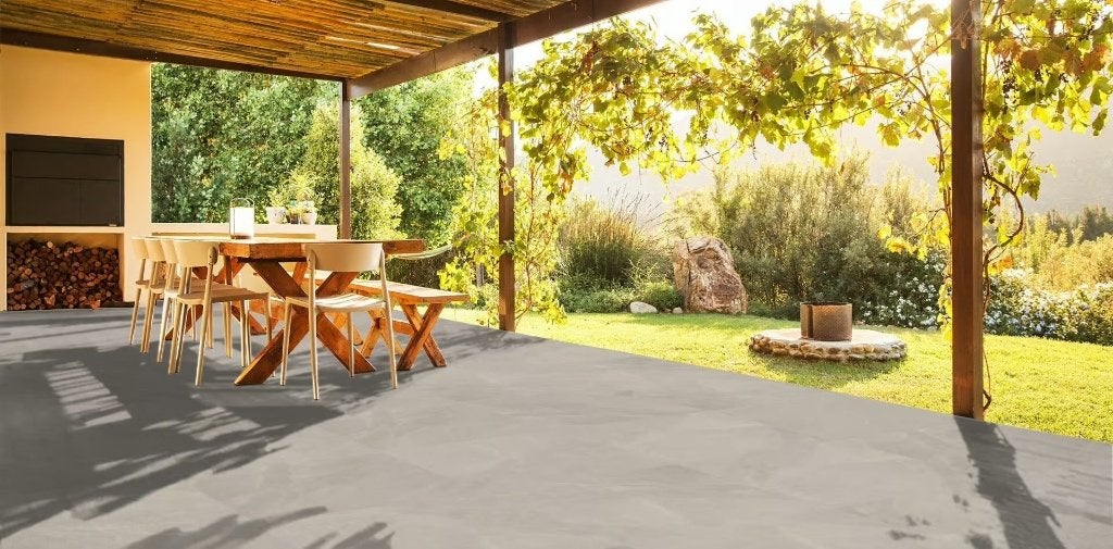 Keramische terrastegel Ultra Timestone Cenere 60x60x3cm 28m2, Keramiek, Nieuw, Ophalen of Verzenden, 10 m² of meer