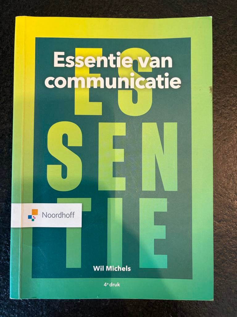 Essentie van communicatie - Wil Michels (4e druk), Ophalen of Verzenden, Gamma, Zo goed als nieuw, HBO