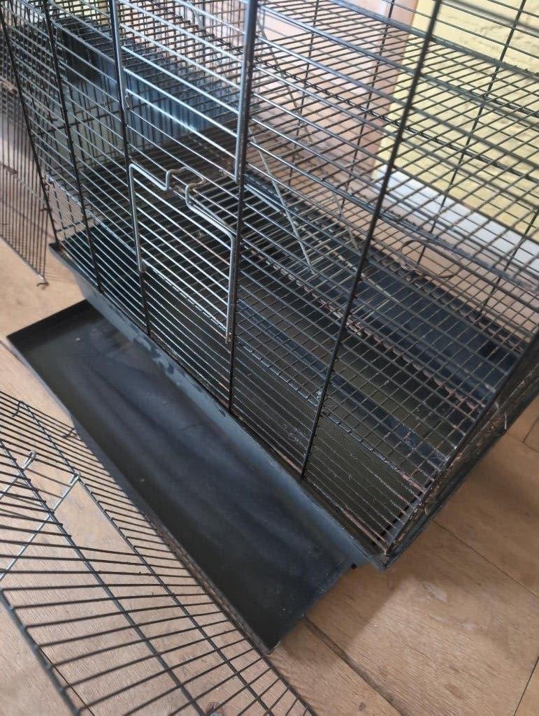 Gratis Twee rattenkooien met wat extra rekjes., Dieren en Toebehoren, Ophalen, Rat, Gebruikt, 60 tot 90 cm