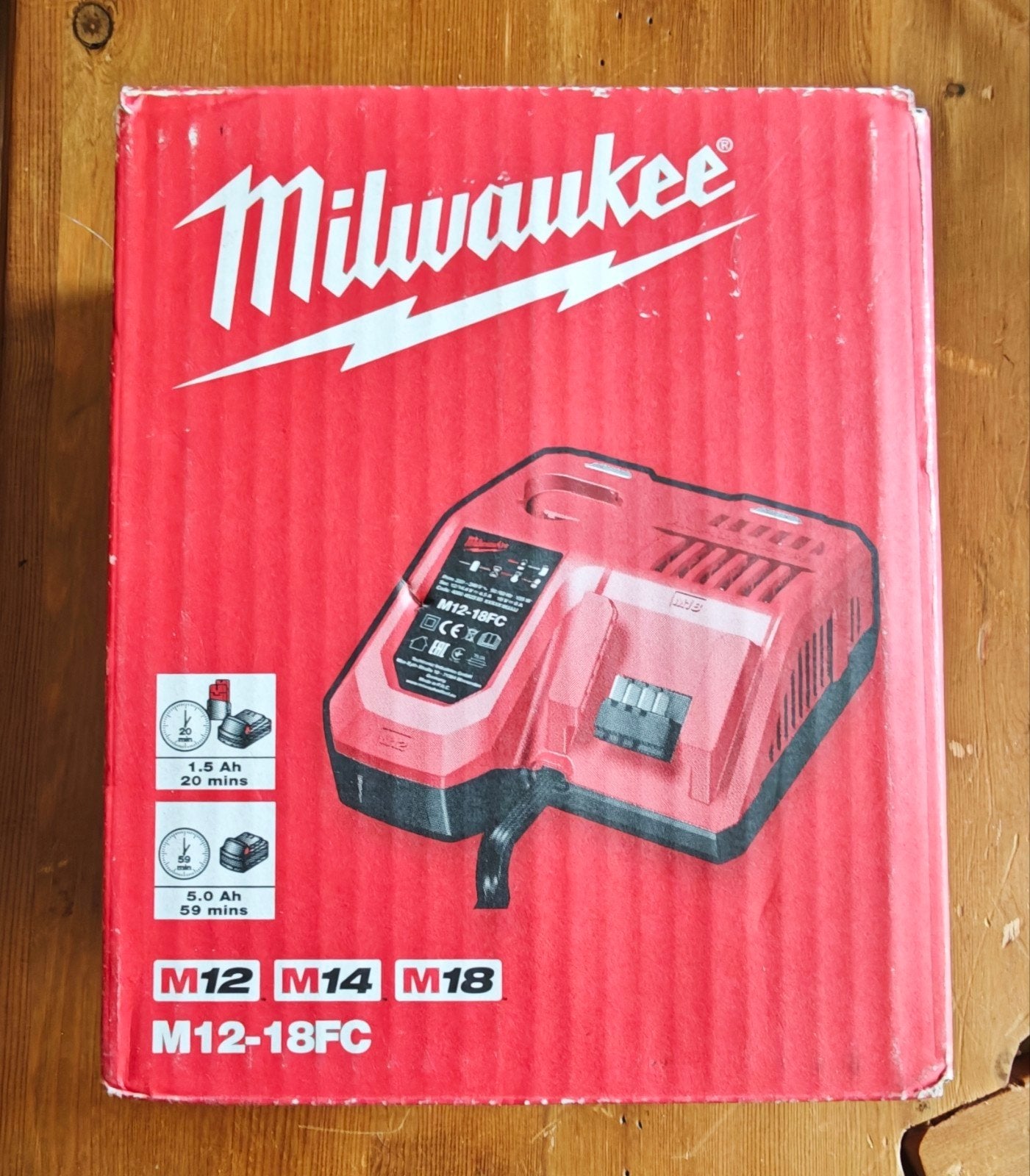 Milwaukee oplader, Verzenden, Nieuw
