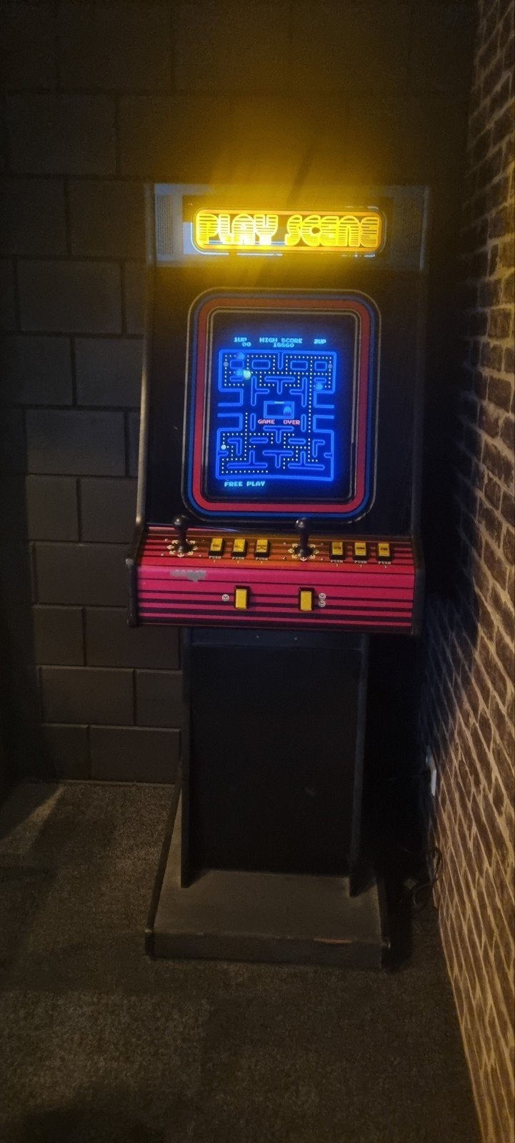 Originele Play Scene Arcadekast met Namco Classic Collection, Ophalen, Zo goed als nieuw