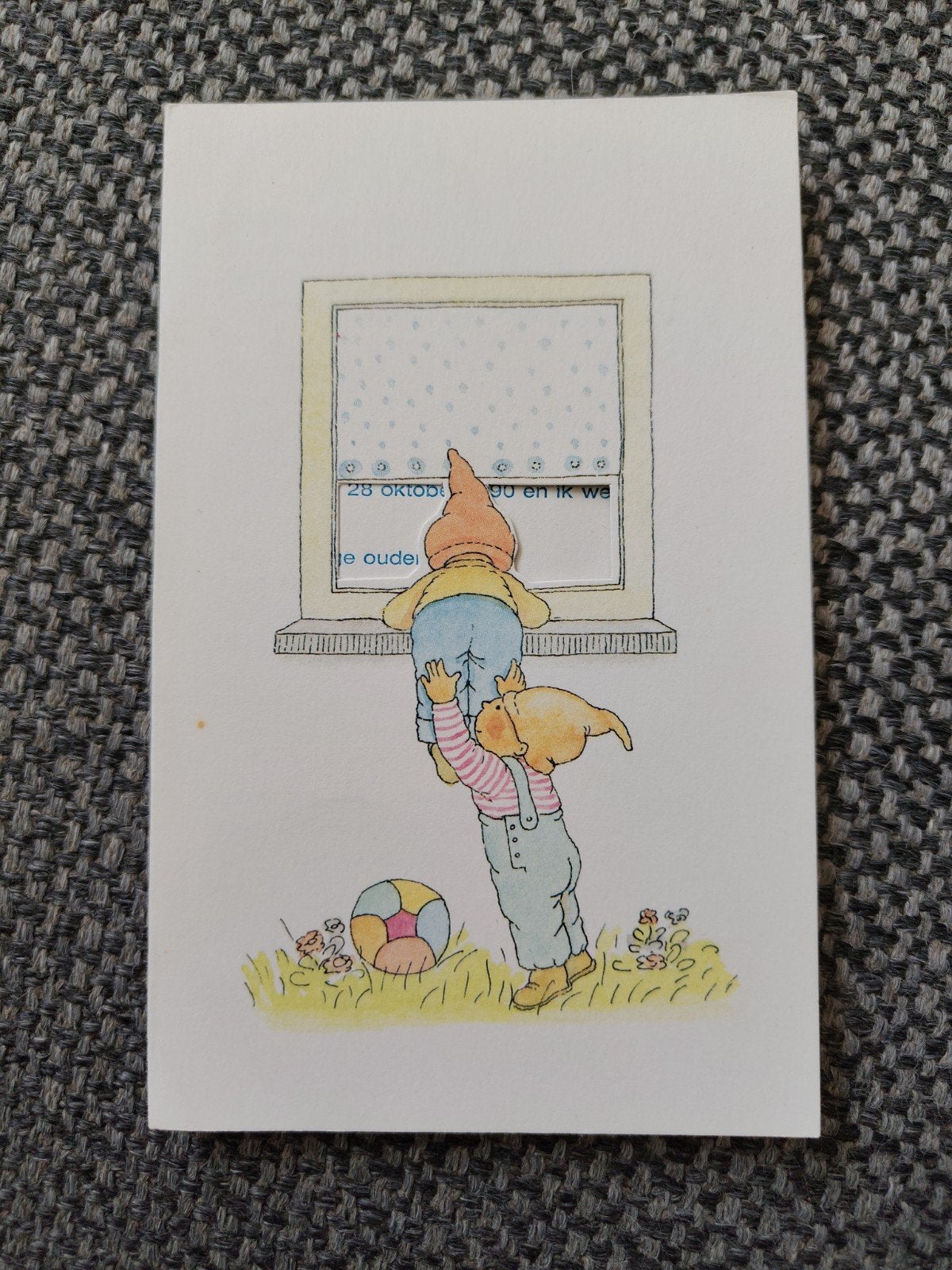 Intercard, Ophalen of Verzenden, 1990 tot 2000, Geboortekaartje