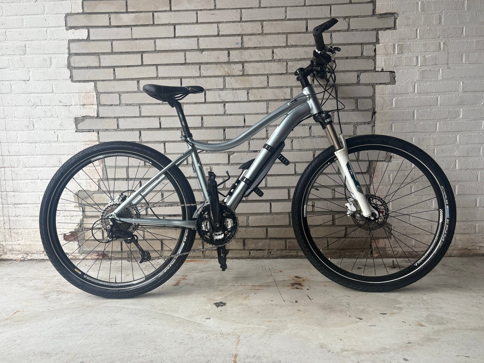 Trek Mountainbike met Shimano afmontage en verstelbare verin, Hardtail, Ophalen of Verzenden, Zo goed als nieuw, Schijfrem