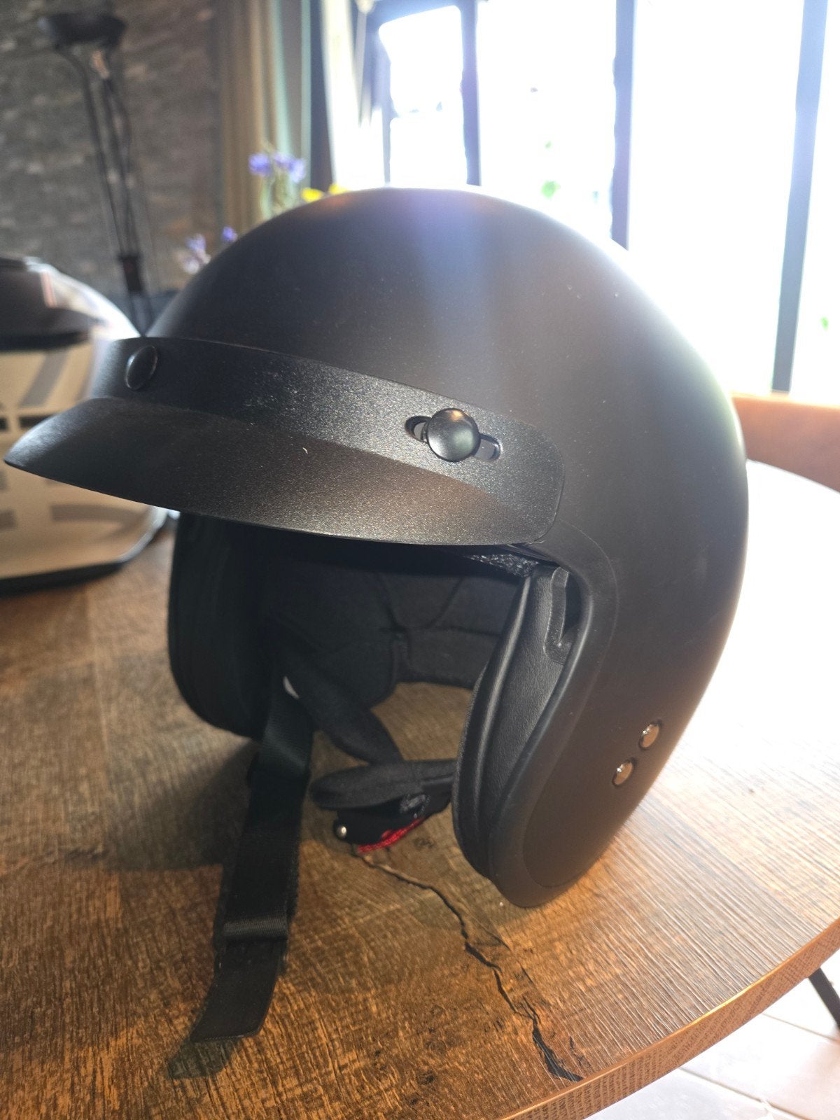 Helm voor motor of brommer in zeer goede staat, Motoren, Ophalen of Verzenden