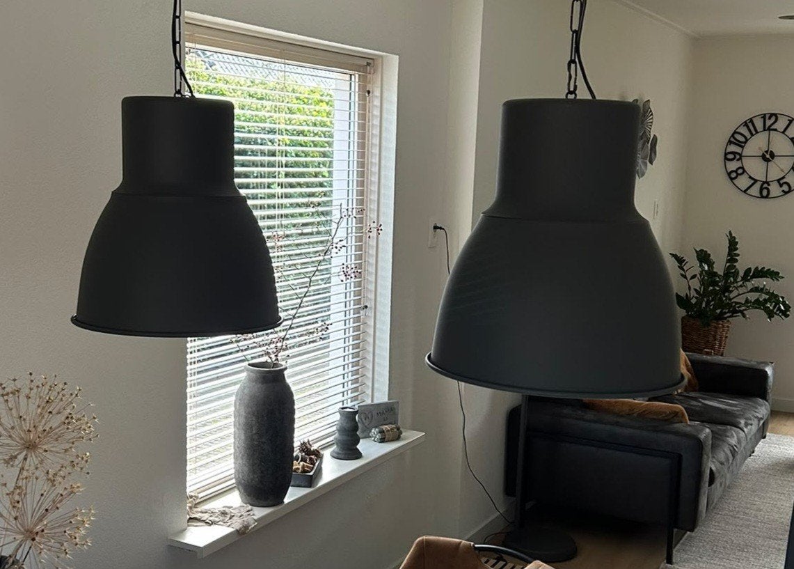 ikea hektar hanglampen 38cm, Ophalen, Grijs