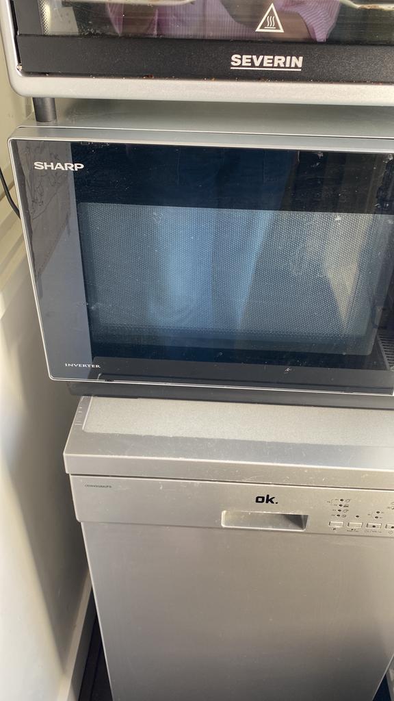 Combi oven/magnetron van Sharp, Witgoed en Apparatuur, Ovens, Ophalen, Minder dan 45 cm, Gebruikt, Hete lucht