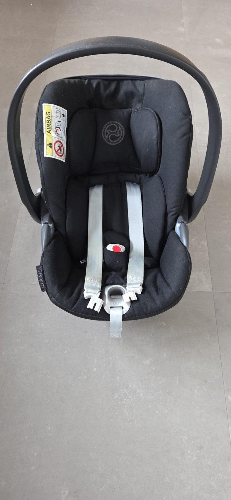 Cybex Cloud Z Maxi-Cosi - Zwart, Ophalen, Autogordel of Isofix, Verstelbare rugleuning, Zo goed als nieuw