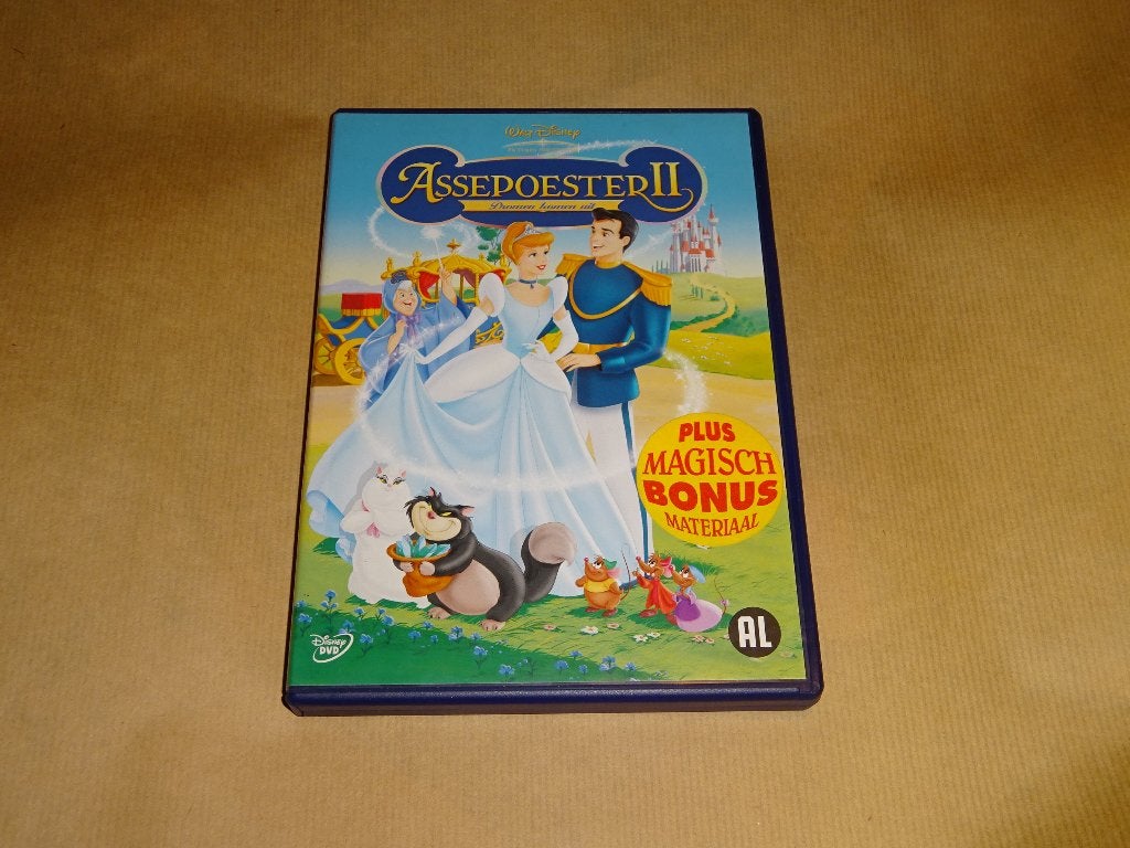 DVD Assepoester II Walt Disney, Tekenfilm, Nederlands, Ophalen of Verzenden, Nederlands