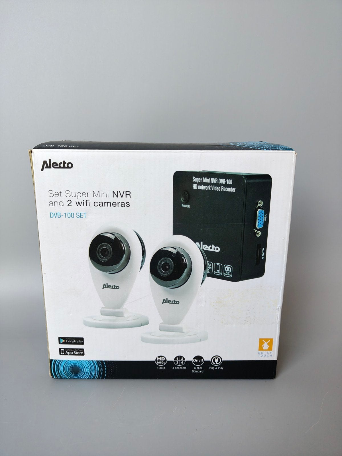 Alecto Set Super Mini NVR 2 wifi cameras nieuw!
DVB-100 SET, Verzenden, Nieuw