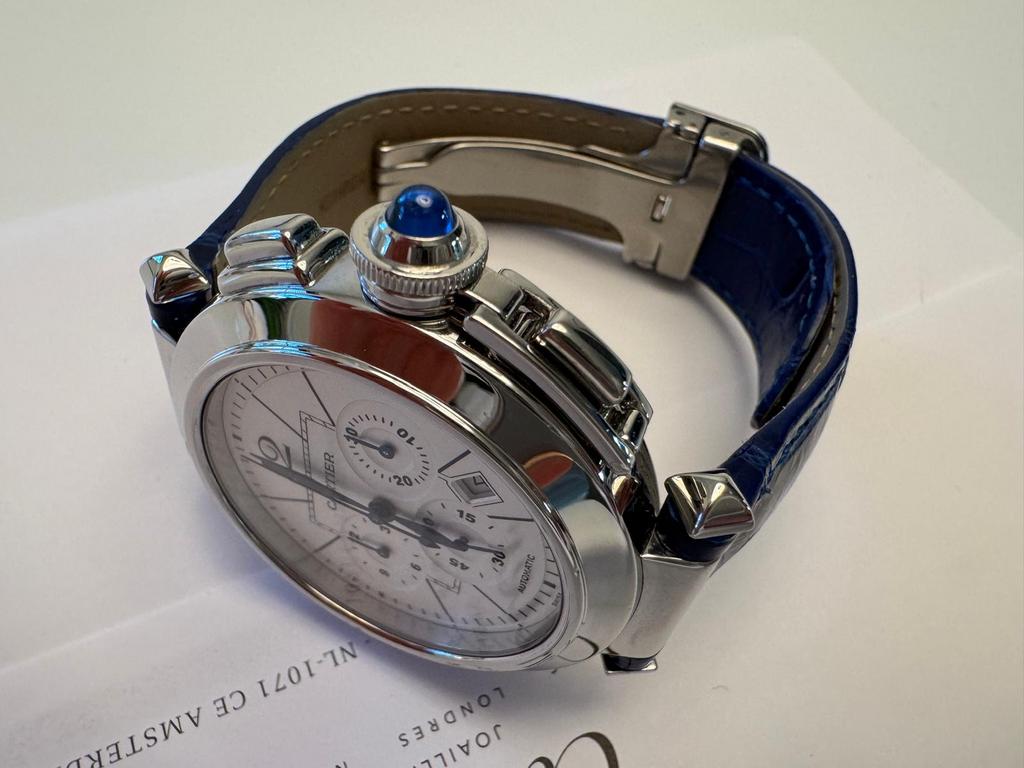Cartier Pasha 42 Chronograph (ref 2860), Ophalen, Zo goed als nieuw, Overige merken