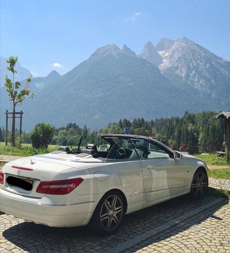Mercedes E200 CGI Cabriolet, Auto's, Euro 5, 1800 kg, Zwart, 4 cilinders