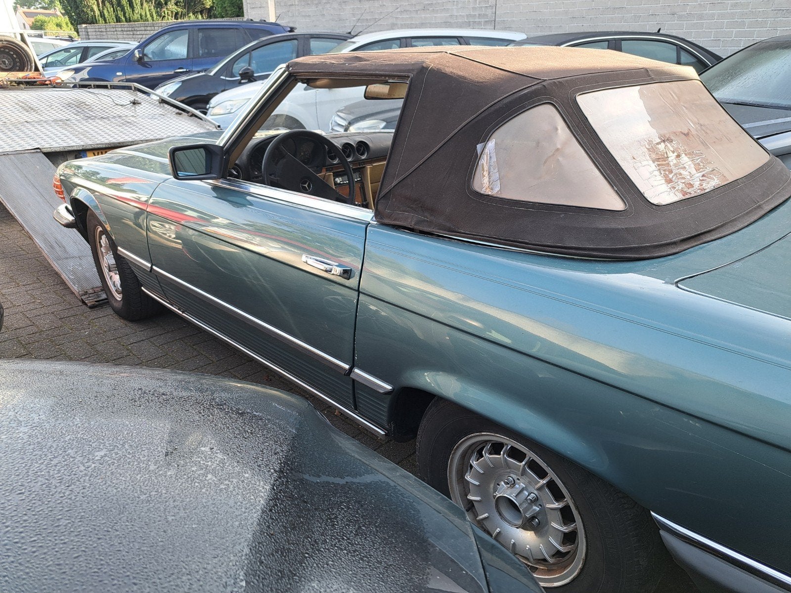 mercedes 380 sl automaat,europese uitvoering, foto 9