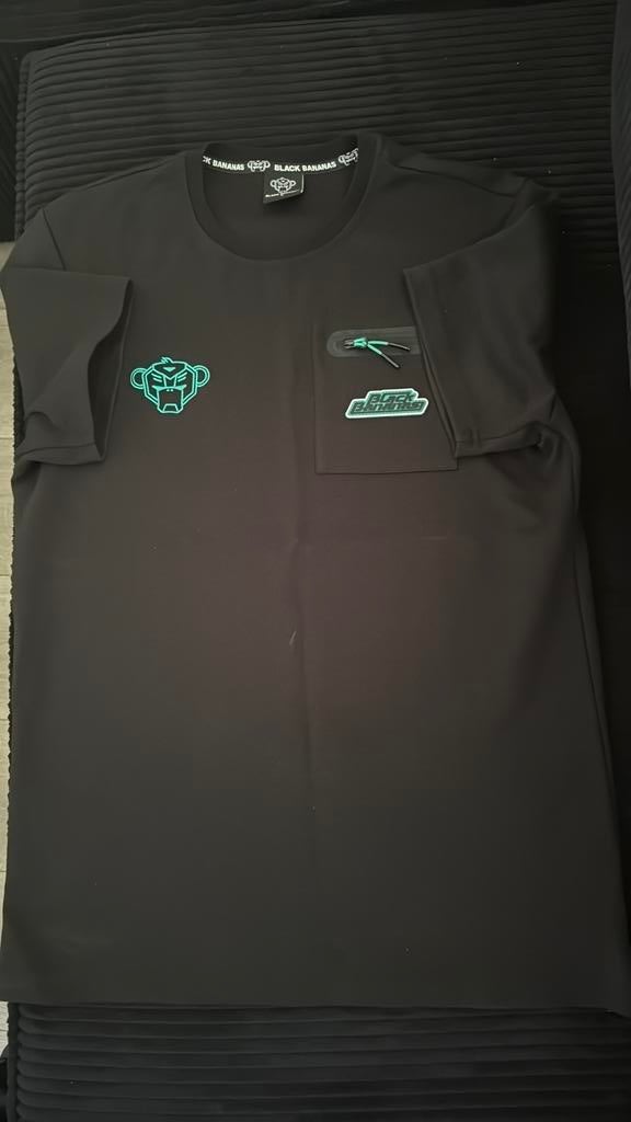 Black Bananas t shirt, Ophalen of Verzenden, Gedragen, Maat 48/50 (M), Zwart