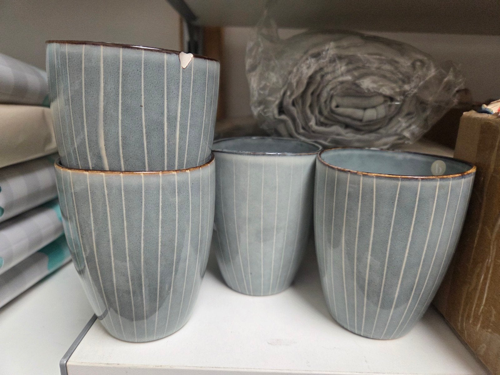 Broste Nordic Sea Mokken - Set van 4, Overige merken, Keramiek, Nieuw, Modern