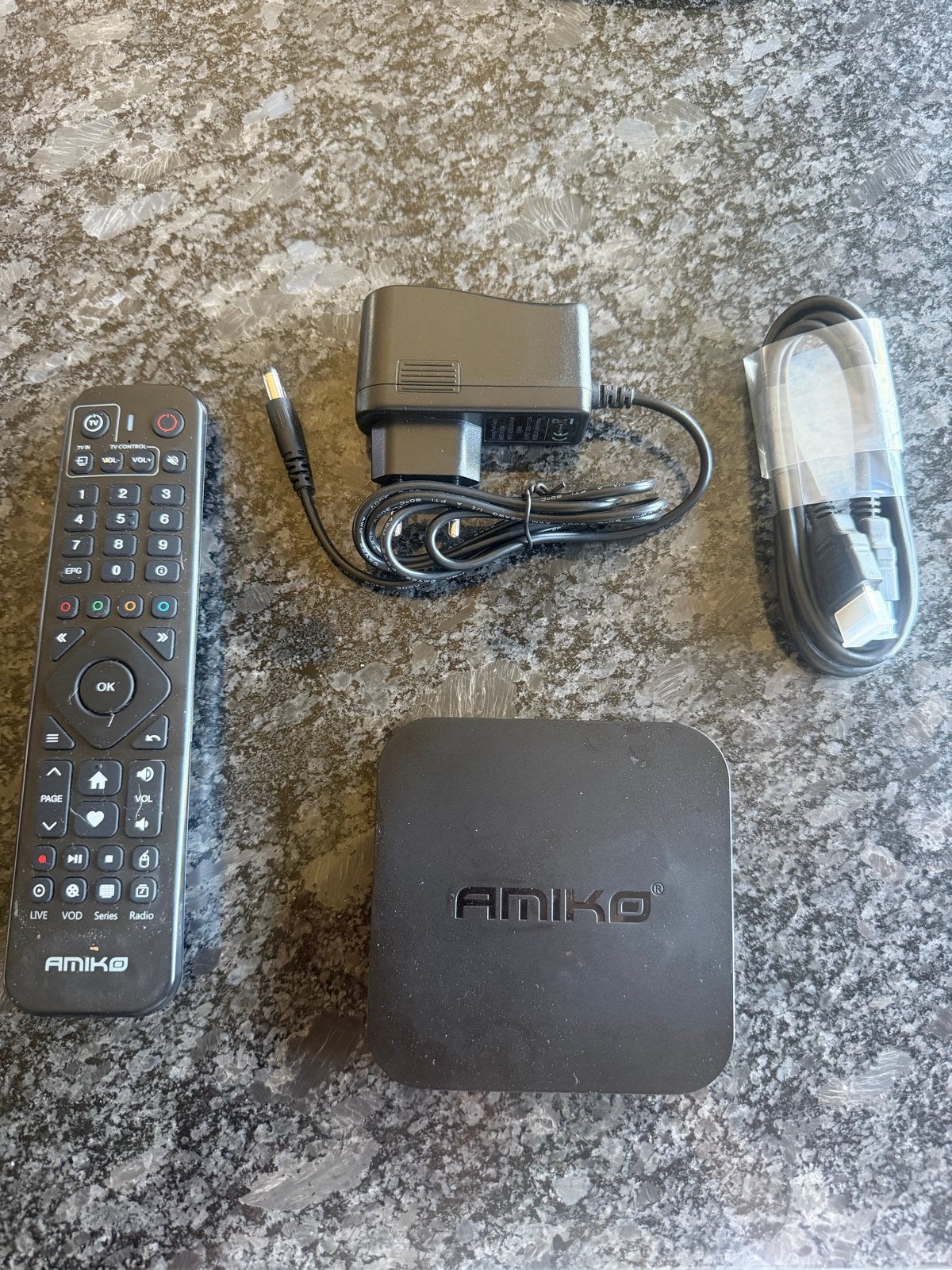 Amiko A9 Green Android TV Box - Werkt 100%, Ophalen of Verzenden, Zo goed als nieuw, HDMI, Minder dan 500 GB