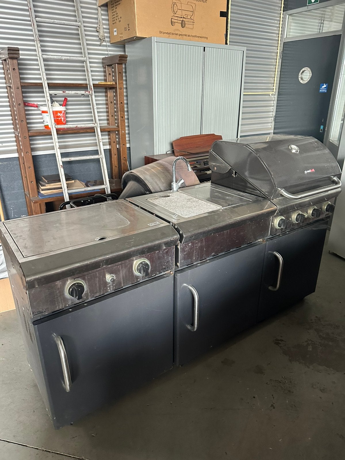 Buitenkeuken grandhall, Ophalen of Verzenden, Gebruikt, Gas, Vrijstaand