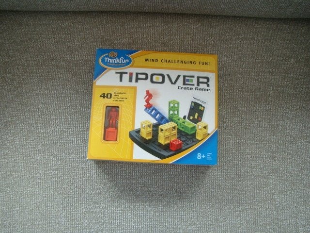 Tipover crate game met 40 uitdagingen / NIEUW, Ophalen of Verzenden, Nieuw, Bouwen