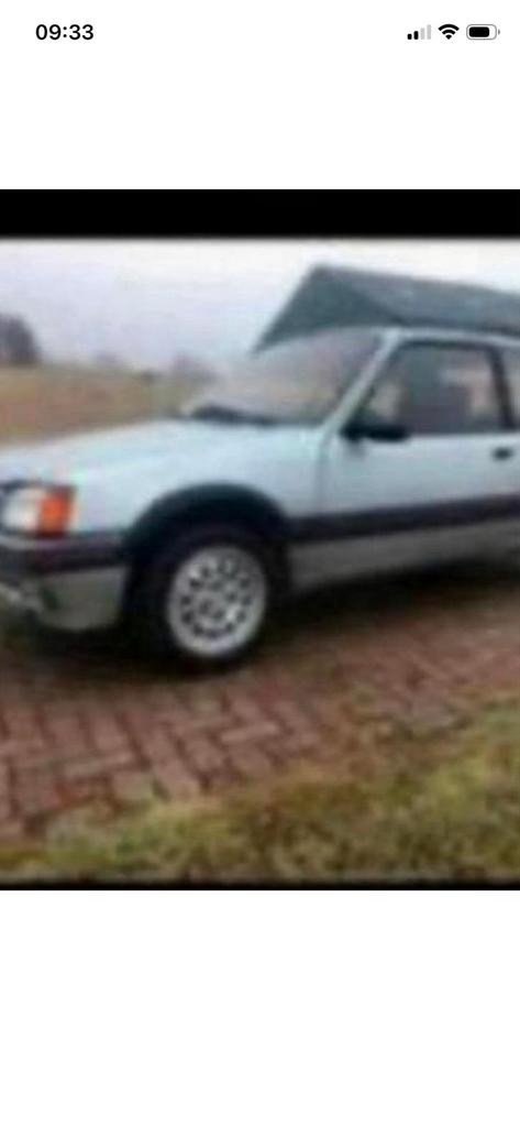 Peugeot 205 gti interieur gezocht & motorblok 105 pk + bak, Ophalen, Peugeot
