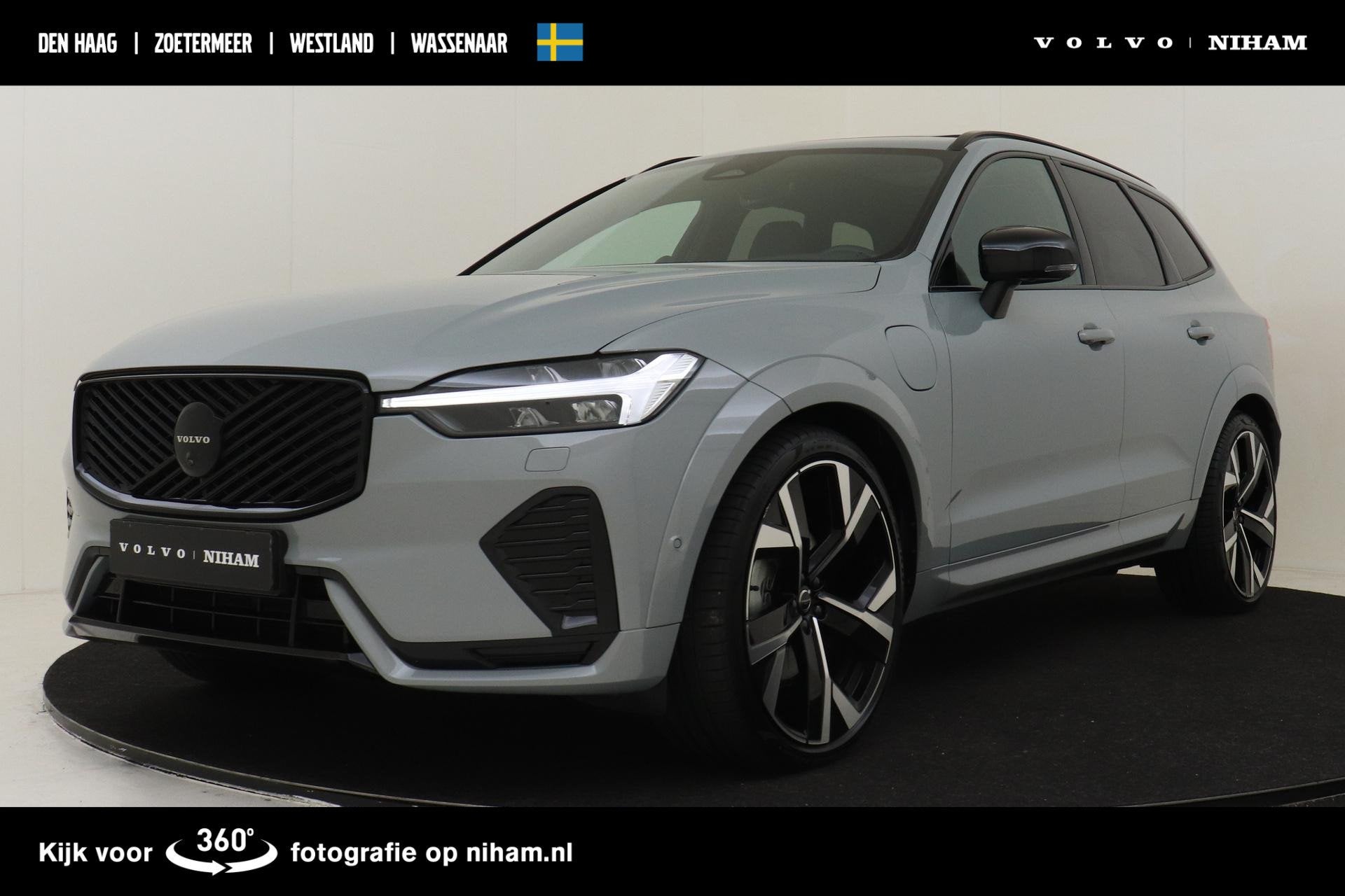 Volvo XC60 II T6 PLUG-IN HYBRID AWD ULTRA BLACK EDITION *VOL, Auto's, Automaat, 12 maanden, Euro 6, 4 cilinders