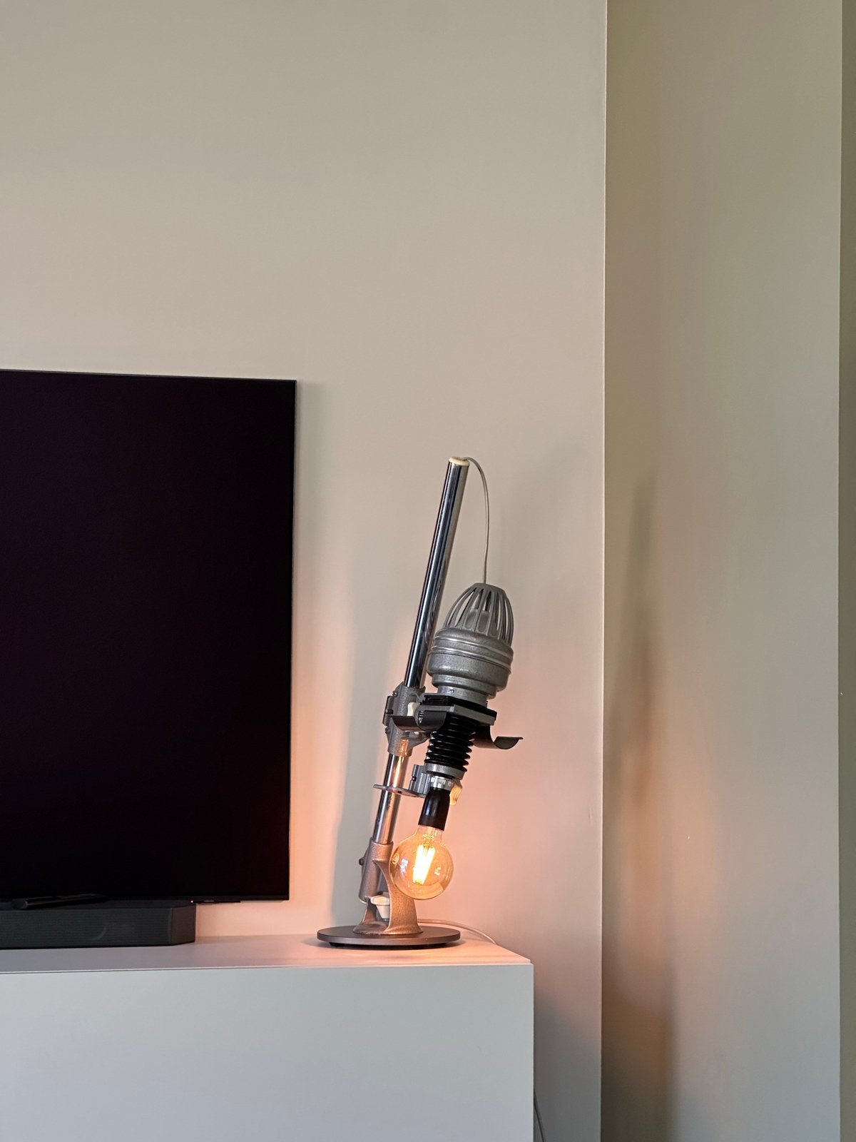 Unieke Vintage Vergroter Lamp - Industriële Stijl, Ophalen of Verzenden