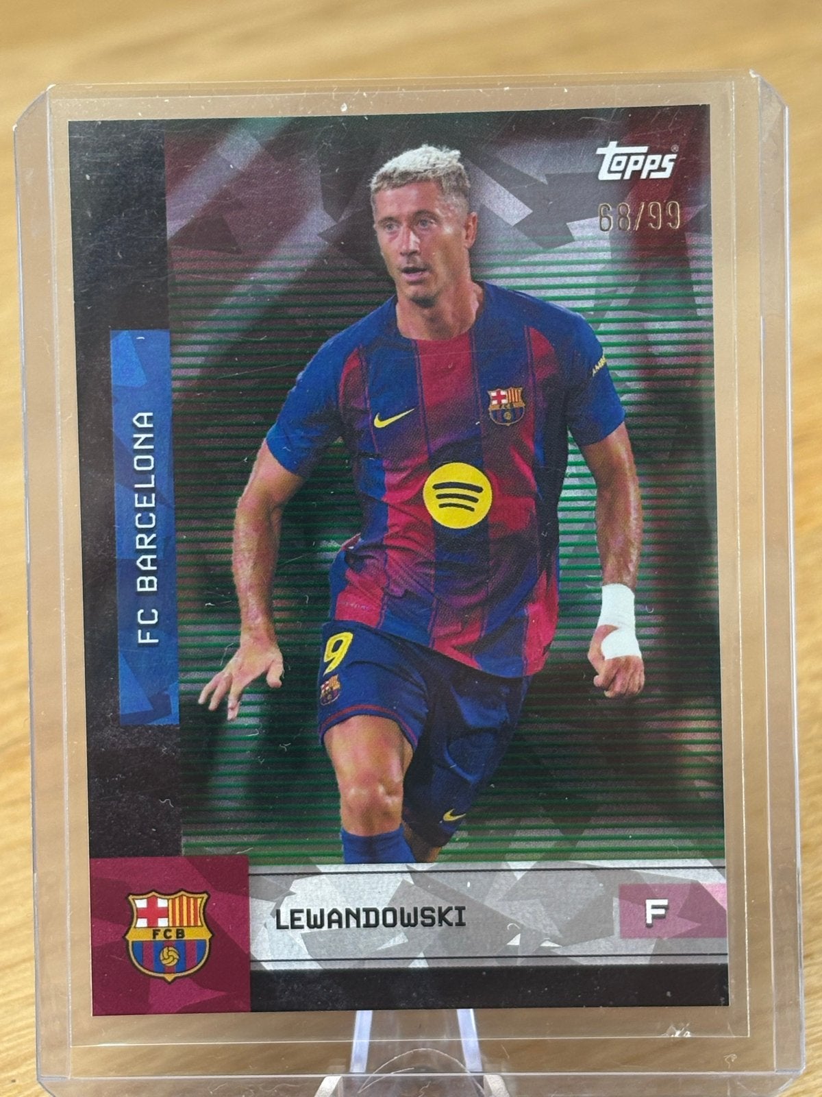 Topps Robert Lewandowski FC Barcelona Kaart 68/99, Verzamelen, Sportartikelen en Voetbal, Ophalen, Zo goed als nieuw, Buitenlandse clubs
