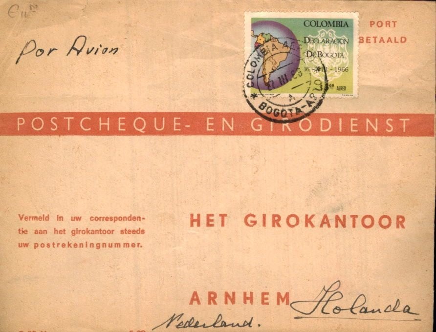 PTT - Arnhem - Dienst - Frankering - 1968, Verzenden, Envelop