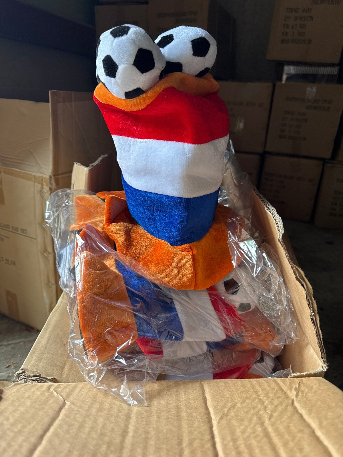 Holland Muts Voetbal Oranje Rood Wit Blauw, Ophalen of Verzenden, Nieuw, One size fits all, Pet