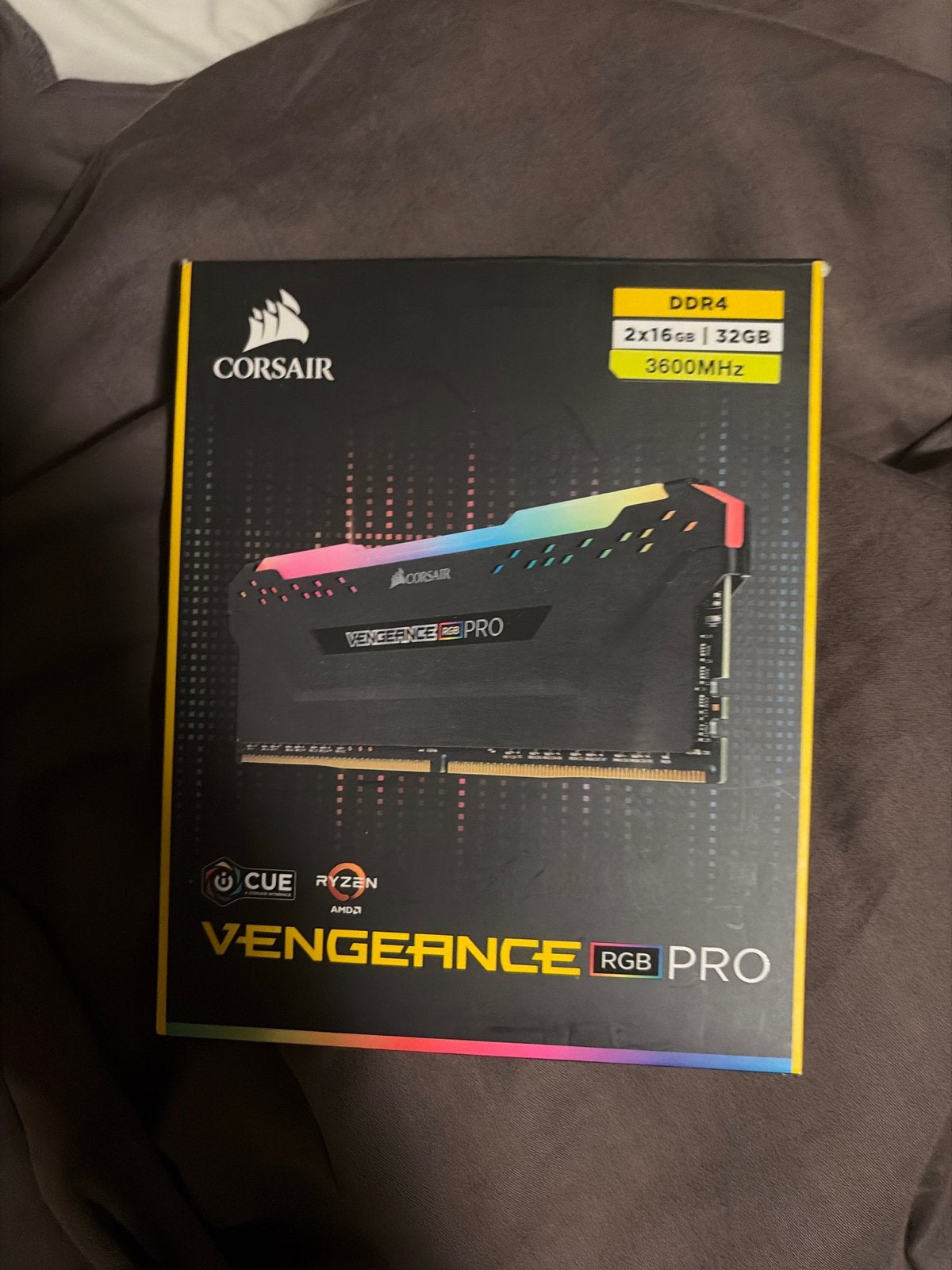 Corsair Vengeance RGB PRO 32GB (2x16GB) DDR4 3600MHz, Computers en Software, 32 GB, DDR4, Ophalen of Verzenden, Zo goed als nieuw