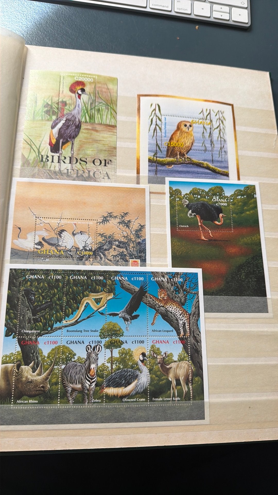 Ghana mooie partij postfris motief vogels, Ophalen of Verzenden, Buitenland
