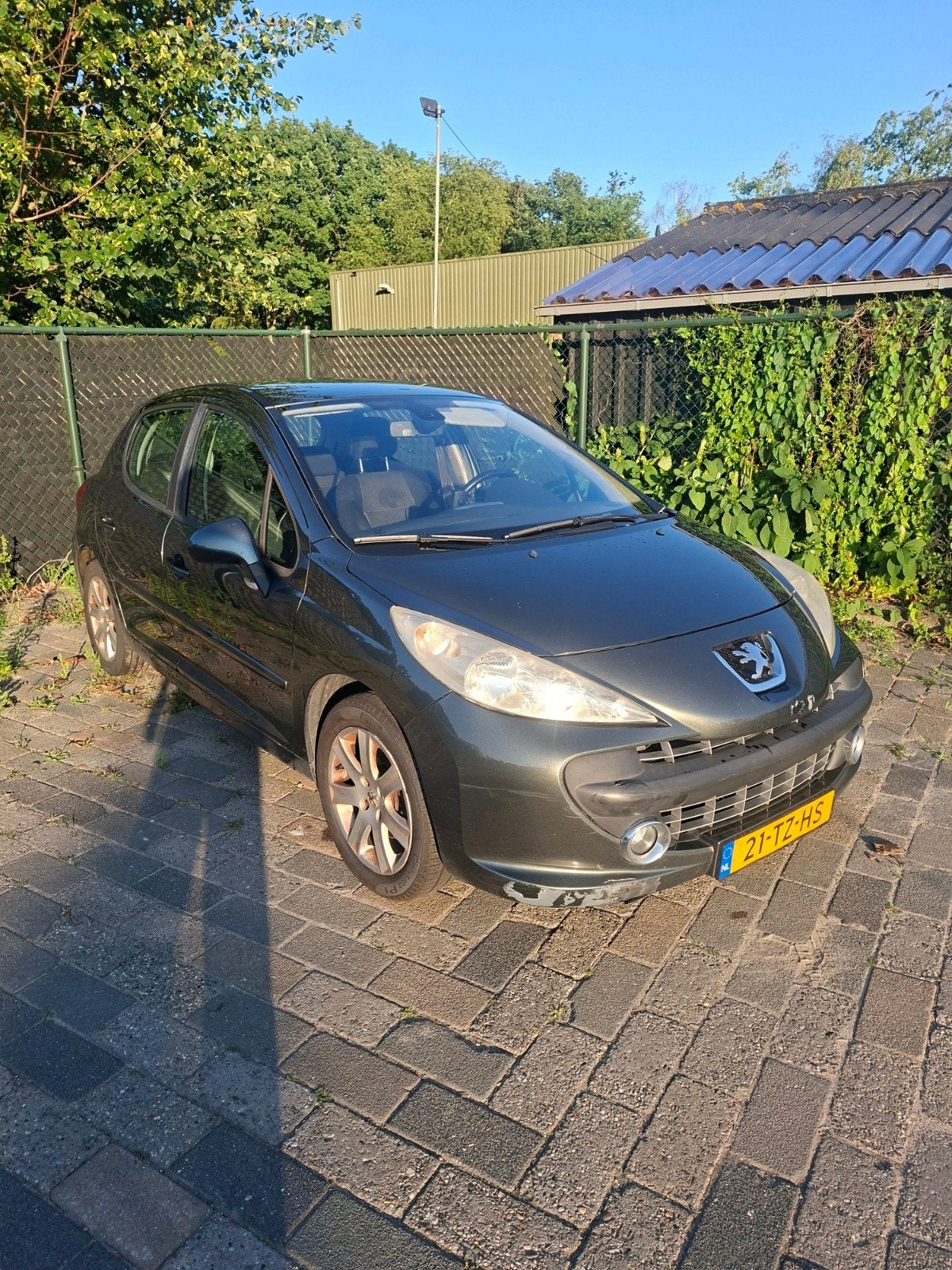 Peugeot 207 1.6 16V 5DRS 2007 Grijs, Voorwielaandrijving, Stof, Bedrijf, Handgeschakeld