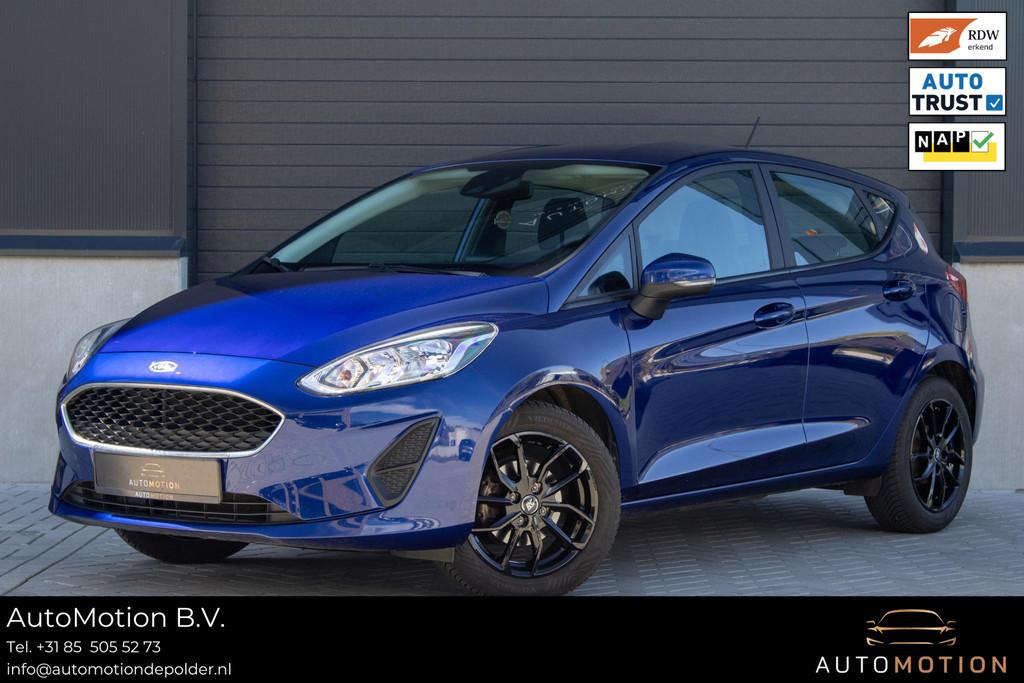 Ford Fiesta 1.1 Trend AppleCarplay Parkeersensor Laneassist, Voorwielaandrijving, Parkeersensor, Met garantie (alle), Blauw