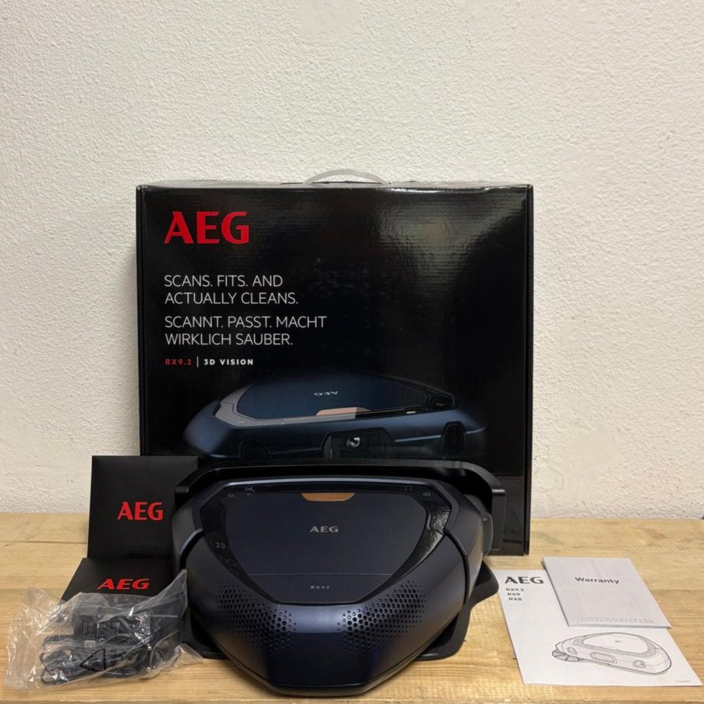 AEG RX-9-6IBM 3D Vision Robotstofzuiger - Nieuw in doos, Witgoed en Apparatuur, Stofzuigers, AEG, Zo goed als nieuw, Support@afg.com