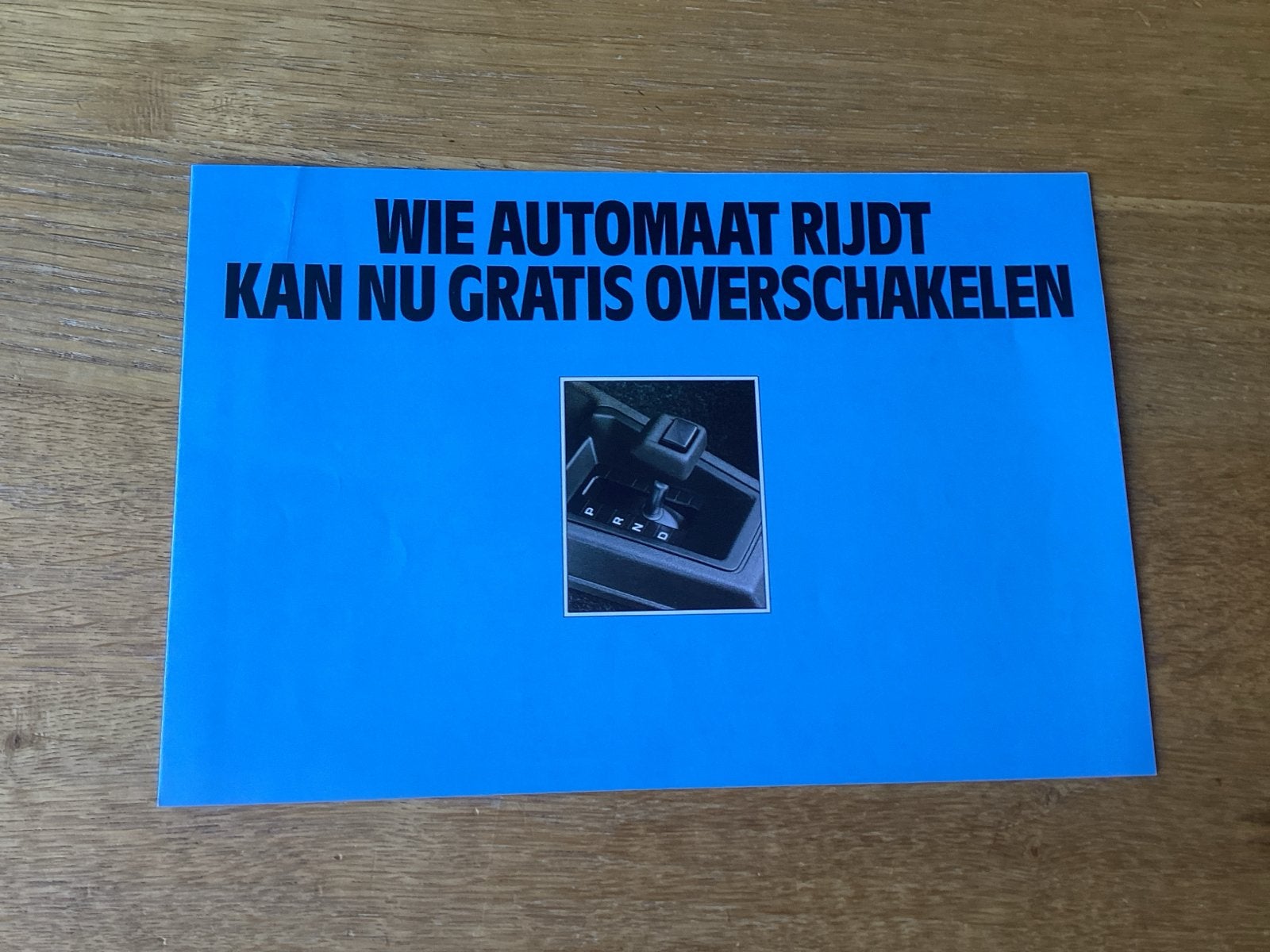 Volvo 340 Automaat Brochure - Gratis Overschakelen, Boeken, Auto's | Folders en Tijdschriften, Zo goed als nieuw, Volvo, Ophalen of Verzenden